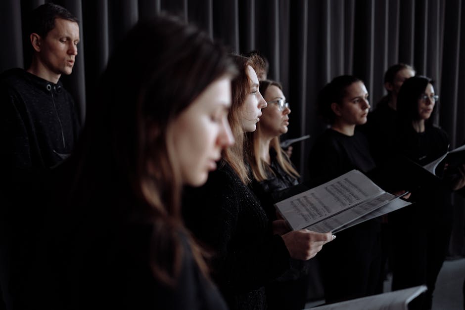 Volunteers coordinating around a community table